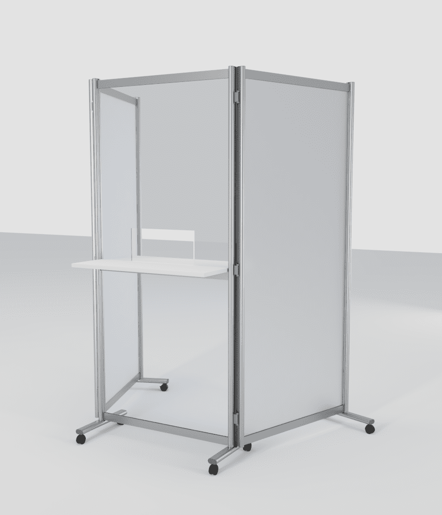 Sterimax COVID-19 Test Station Kit with Frosted Sides - Image 2