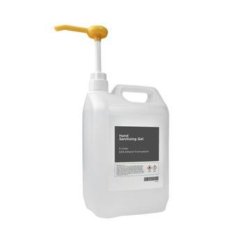 Alcohol Hand Sanitising Gel 60 – 5 Litres (With Pump)
