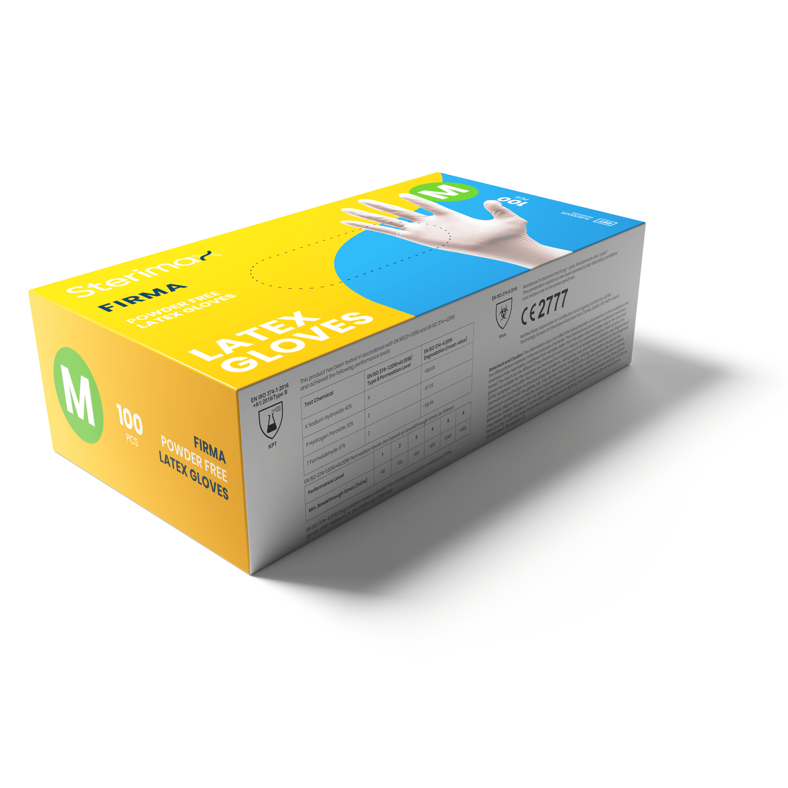 Firma Latex Powder Free Disposable Gloves