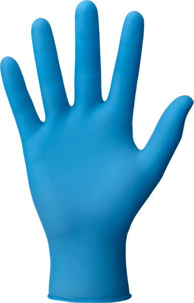 Teknik Blue Nitrile Powder-Free Disposable Gloves - Image 2