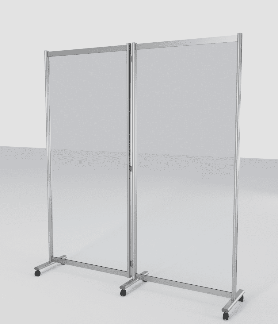 SD120 Mobile Acrylic Screen Divider - Image 2