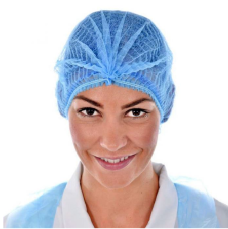 Disposable blue mob cap